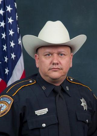 Deputy Darren Goforth is pictured in this undated handout photo provided by the Harris County Sheriff's office, August 29, 2015. REUTERS/Harris County Texas/Handout via Reuters